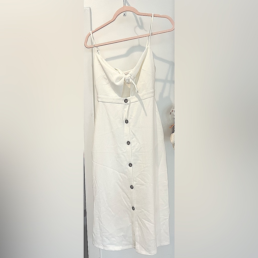 White cocktail dress